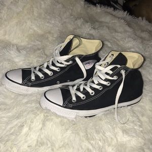 black high top converse